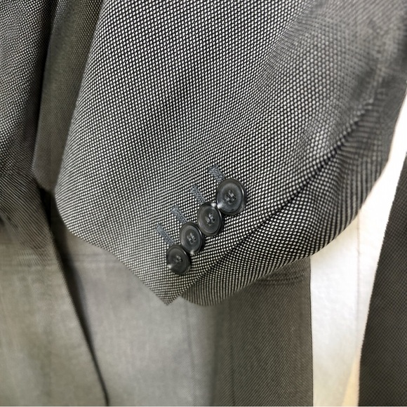 Jones New York lined suit jacket woman stretch 18W black white patterned boss - Picture 6 of 7